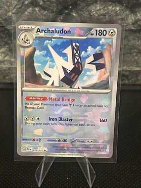 Pokemon Archaludon Pokeball 070/131 Holo from‎ Prismatic Evolutions M/NM